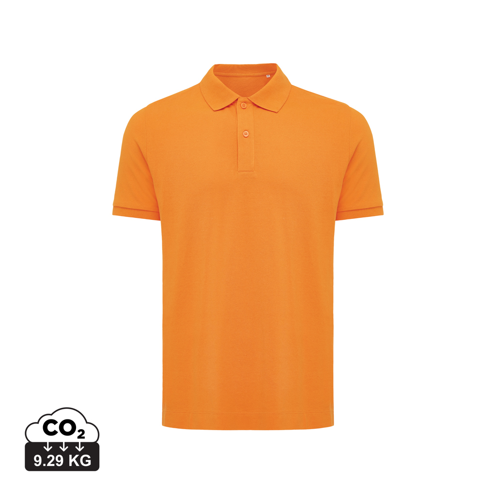 Polo en coton piqué et recyclé IQONIQ Yosemite