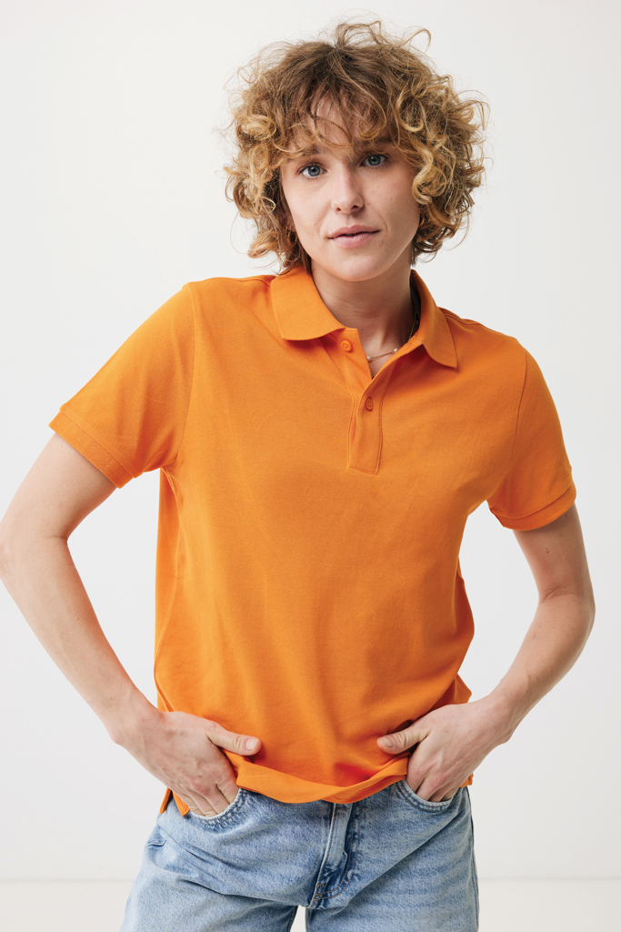 Polo en coton piqué et recyclé IQONIQ Yosemite