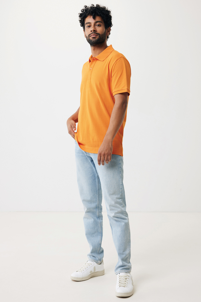Polo en coton piqué et recyclé IQONIQ Yosemite