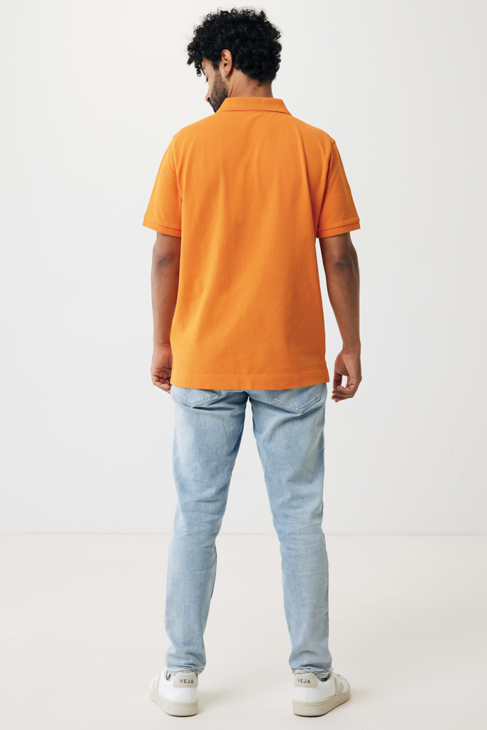 Polo en coton piqué et recyclé IQONIQ Yosemite