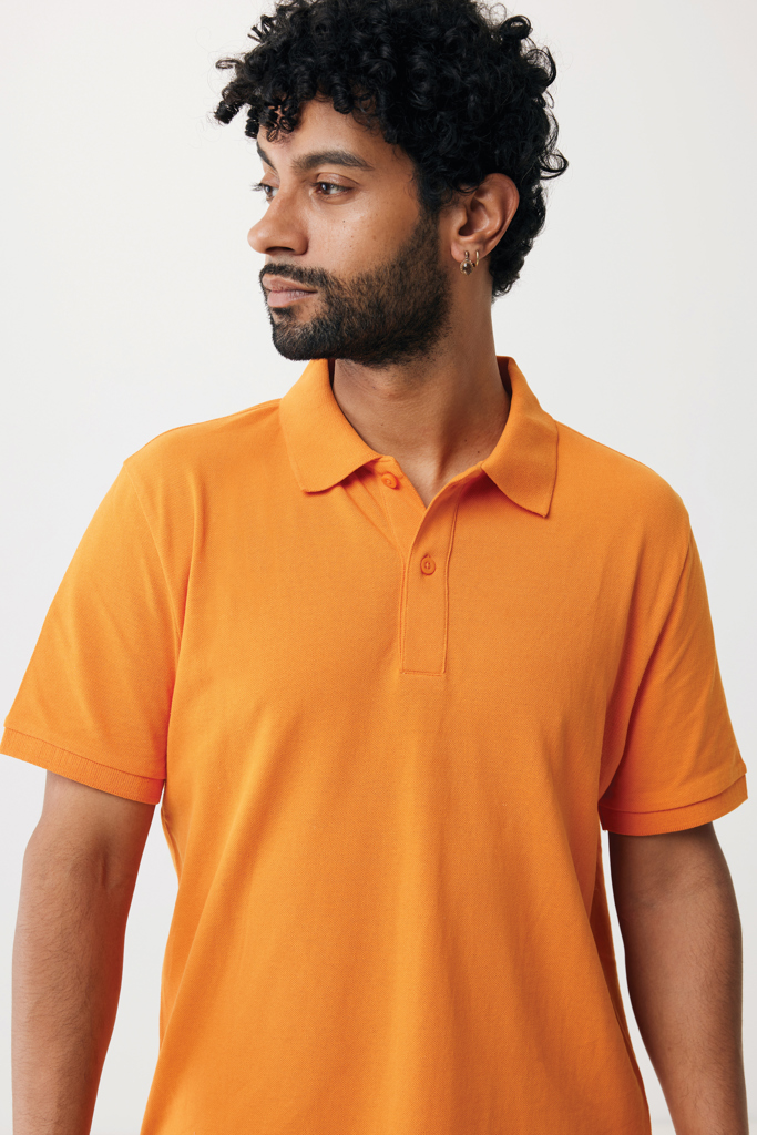 Polo en coton piqué et recyclé IQONIQ Yosemite
