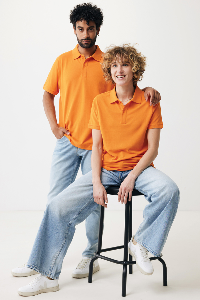 Polo en coton piqué et recyclé IQONIQ Yosemite