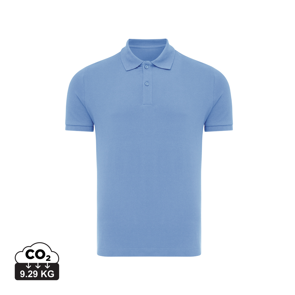 moon blue IQONIQ Yosemite Polo Piqué Unisex Algodón Reciclado