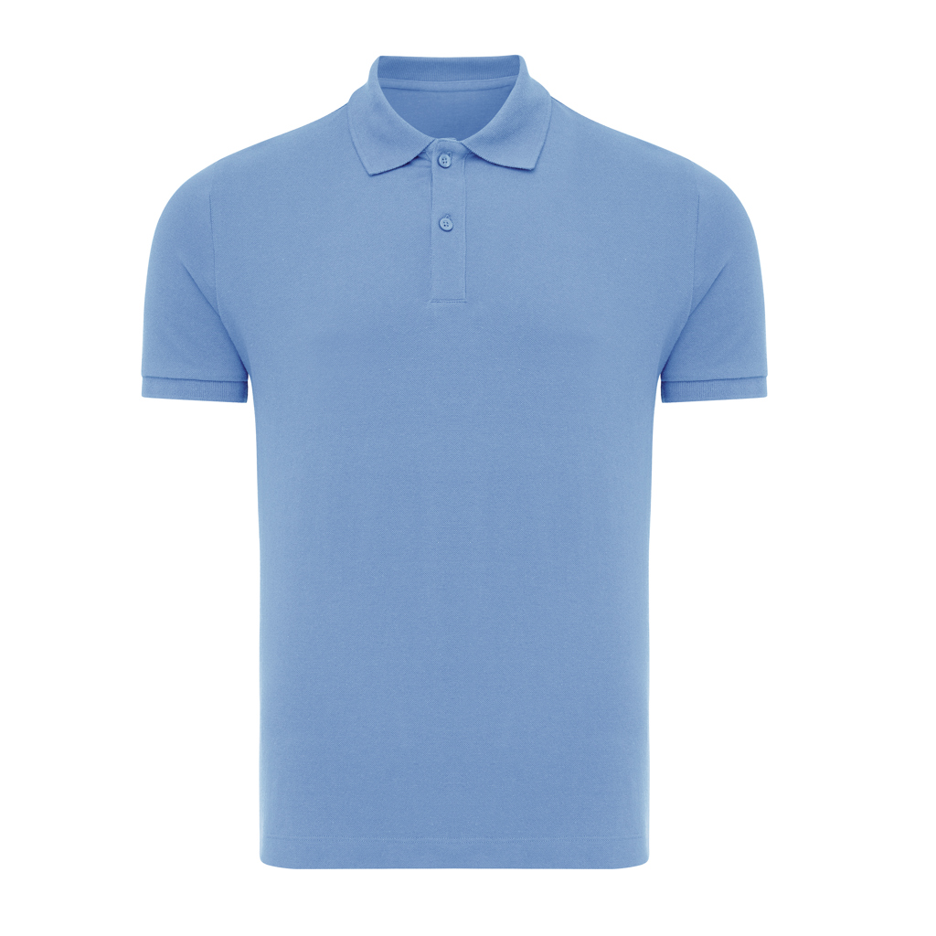 moon blue IQONIQ Yosemite Polo Piqué Unisex Algodón Reciclado