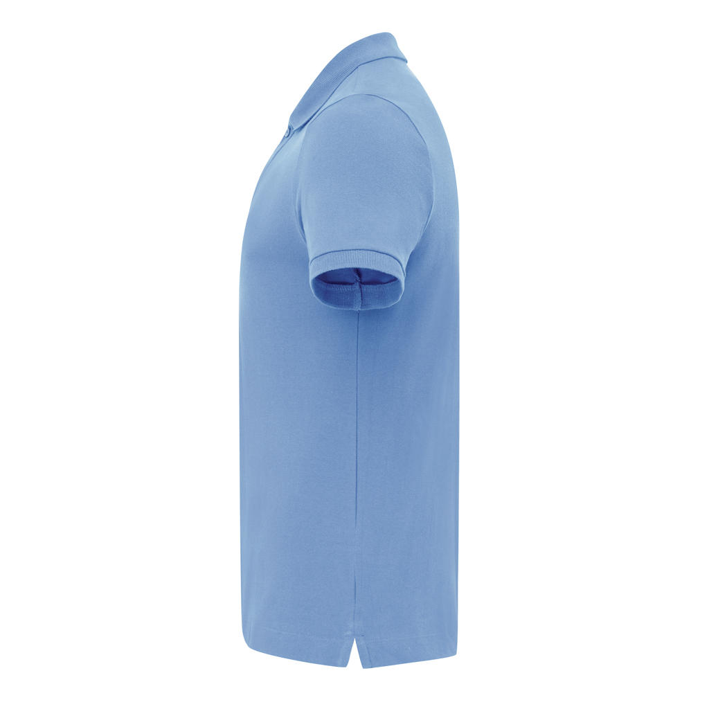moon blue IQONIQ Yosemite Polo Piqué Unisex Algodón Reciclado