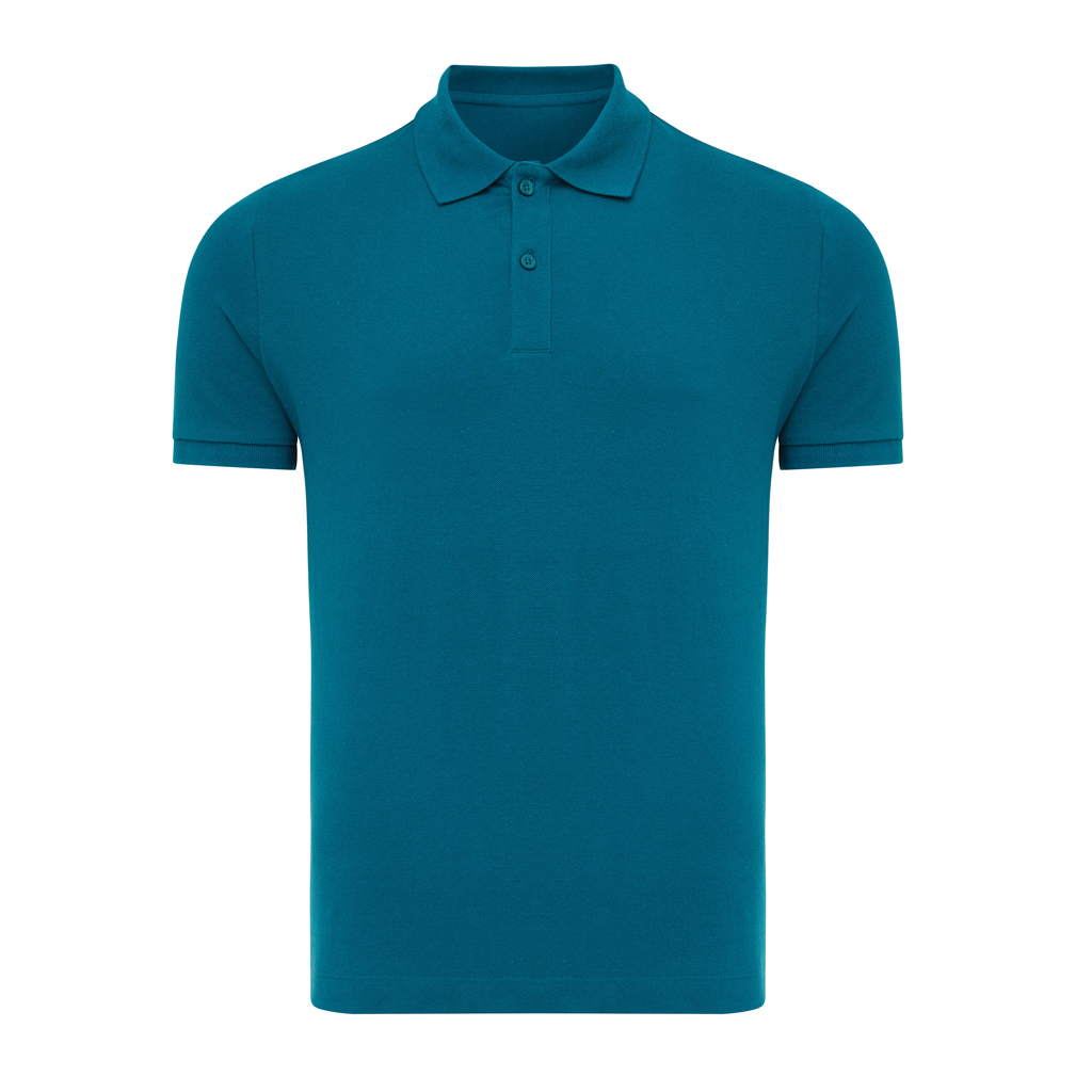 dark teal IQONIQ Yosemite Polo Piqué Unisex Algodón Reciclado
