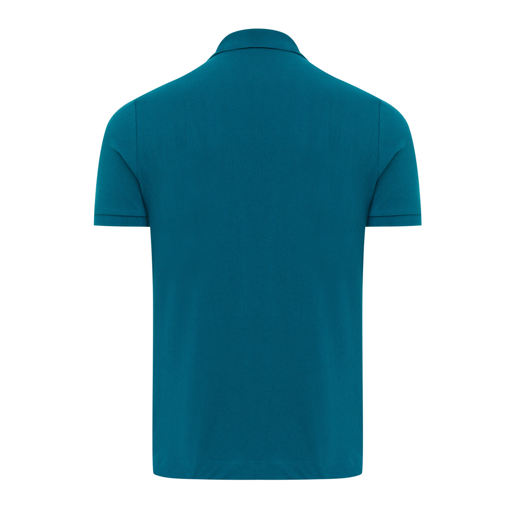 dark teal IQONIQ Yosemite Polo Piqué Unisex Algodón Reciclado