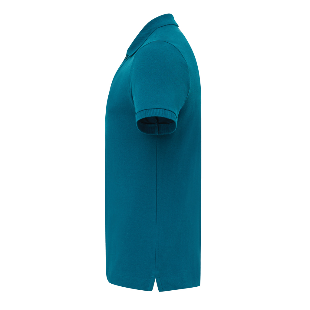 dark teal IQONIQ Yosemite Polo Piqué Unisex Algodón Reciclado
