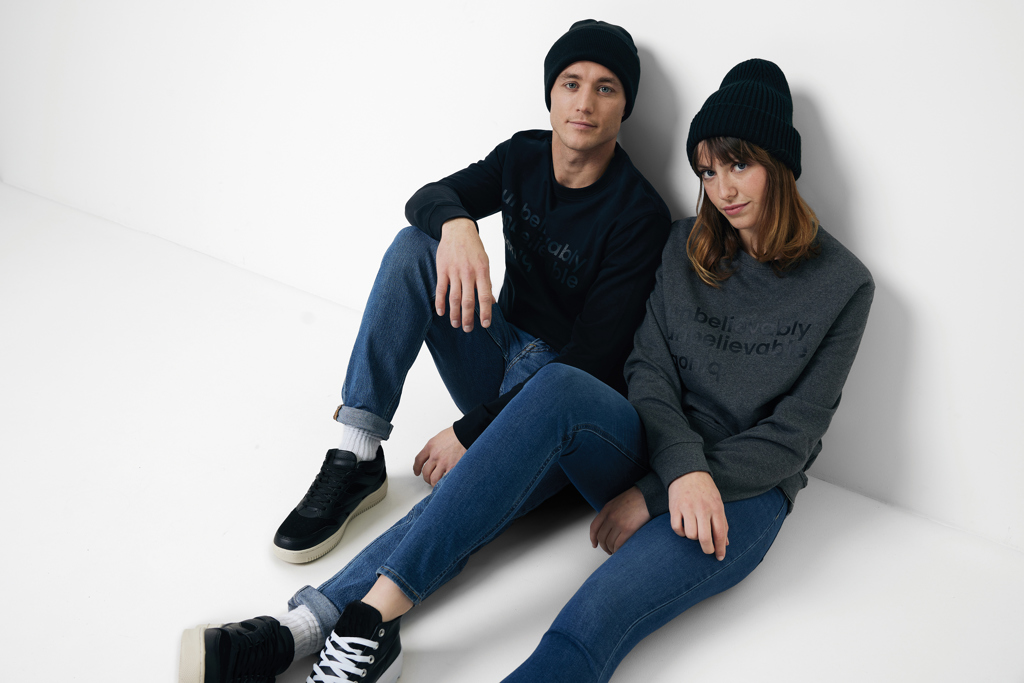 IQONIQ Zion Rundhals-Sweater aus recycelter Baumwolle - 8