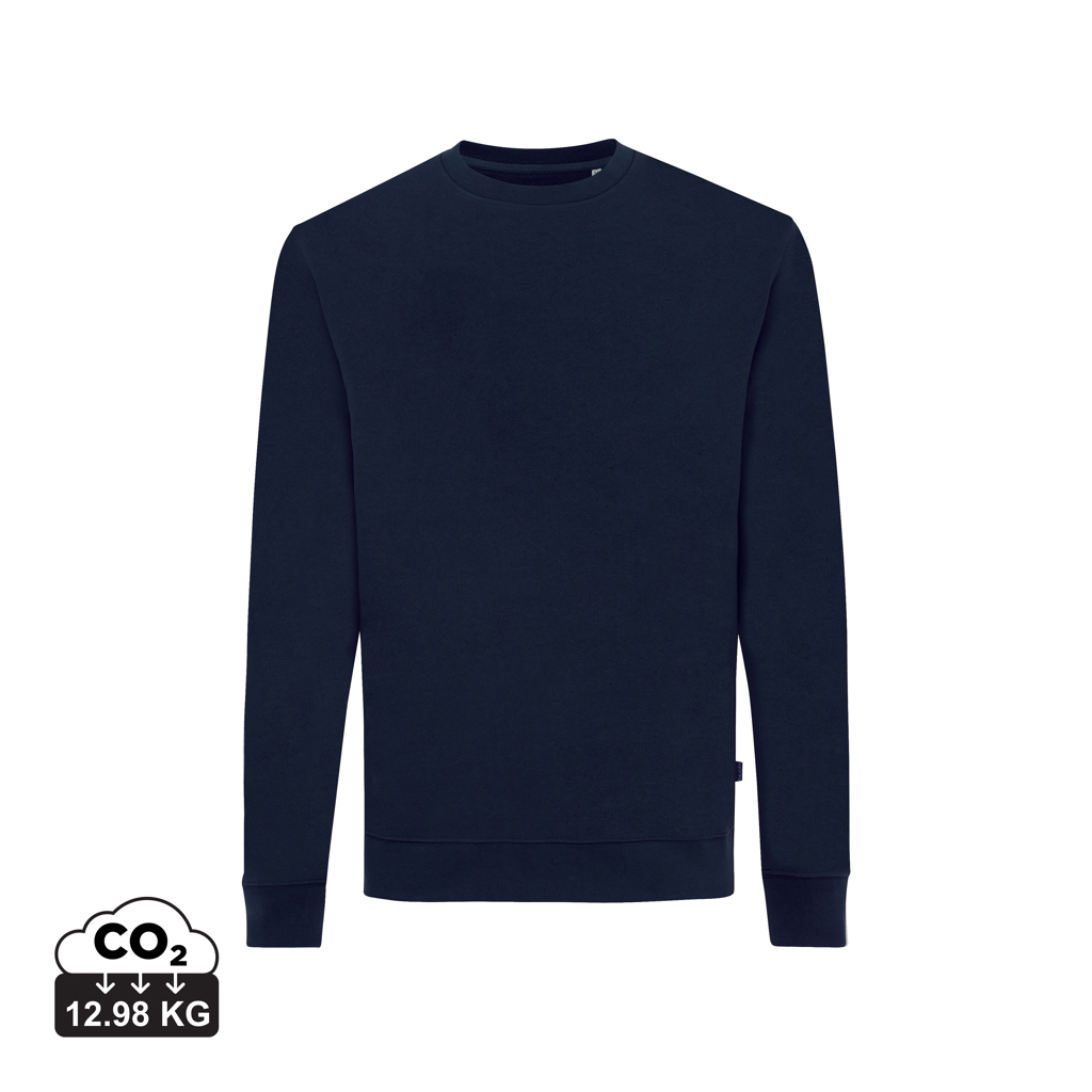 Sweater à col rond en coton recyclé IQONIQ Zion