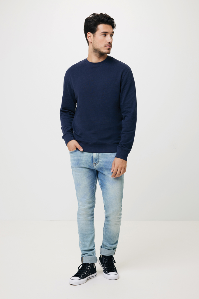 Sweater à col rond en coton recyclé IQONIQ Zion