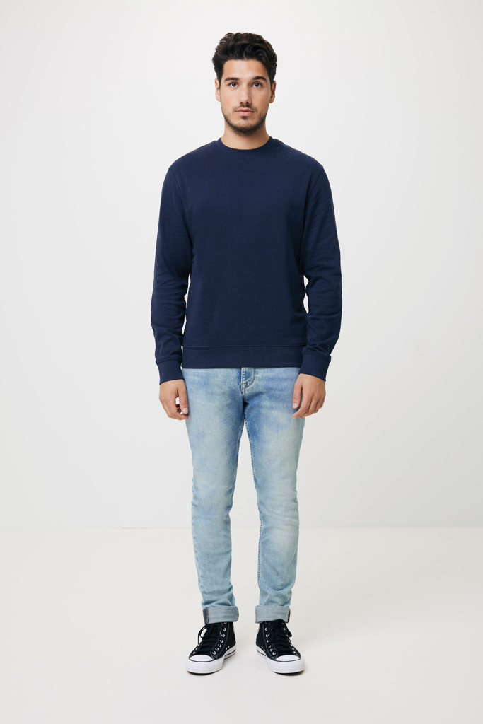 Sweater à col rond en coton recyclé IQONIQ Zion