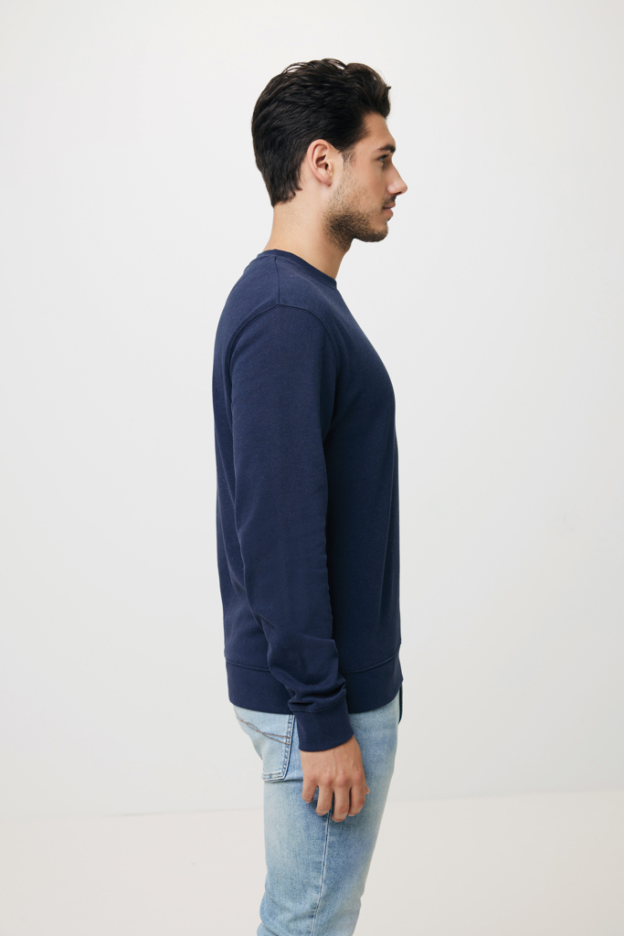 Sweater à col rond en coton recyclé IQONIQ Zion