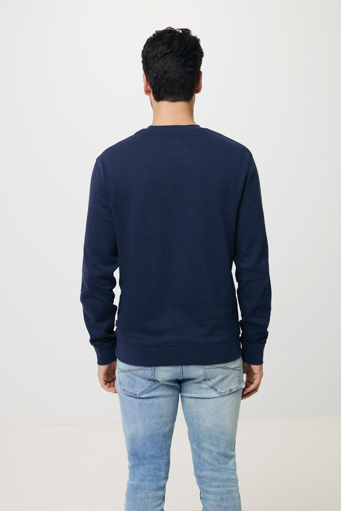 Sweater à col rond en coton recyclé IQONIQ Zion