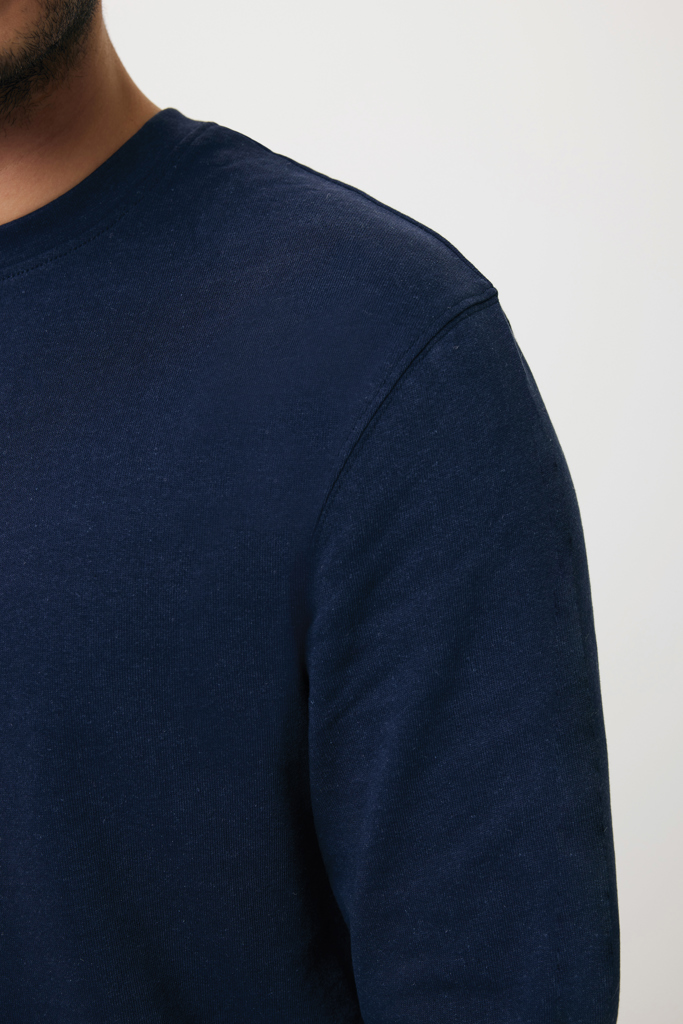 Sweater à col rond en coton recyclé IQONIQ Zion