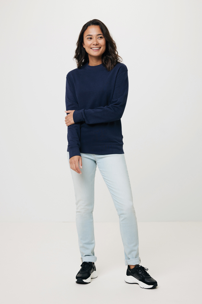 Sweater à col rond en coton recyclé IQONIQ Zion