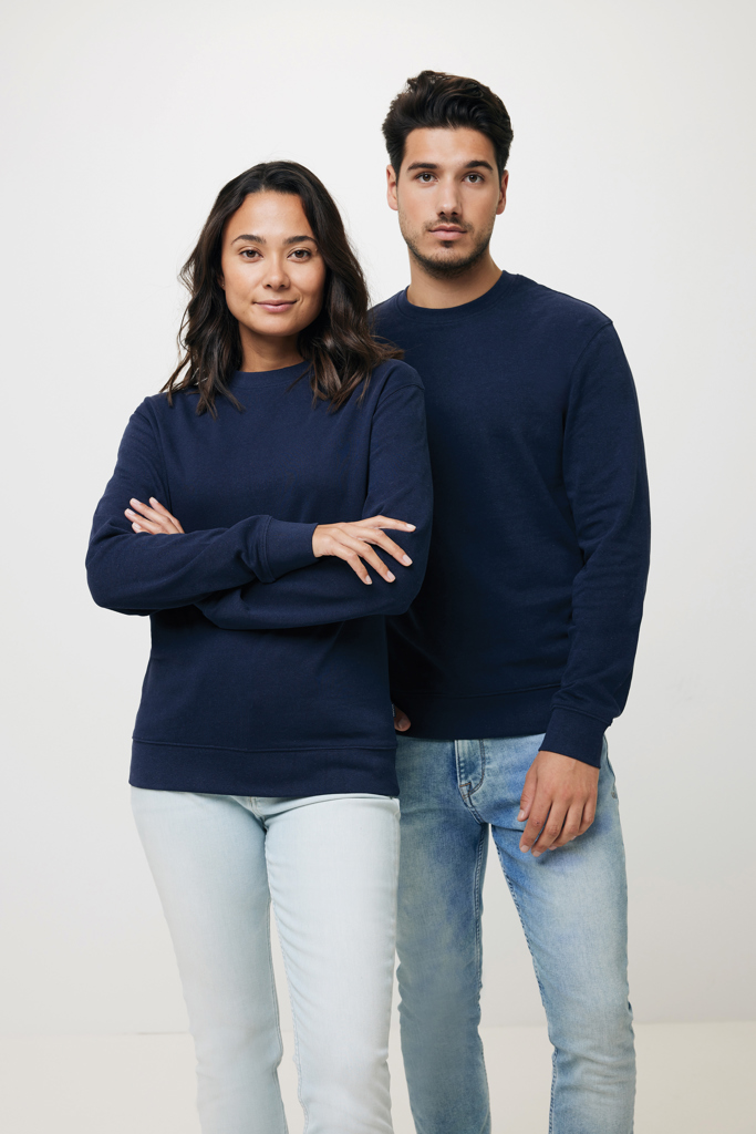 Sweater à col rond en coton recyclé IQONIQ Zion