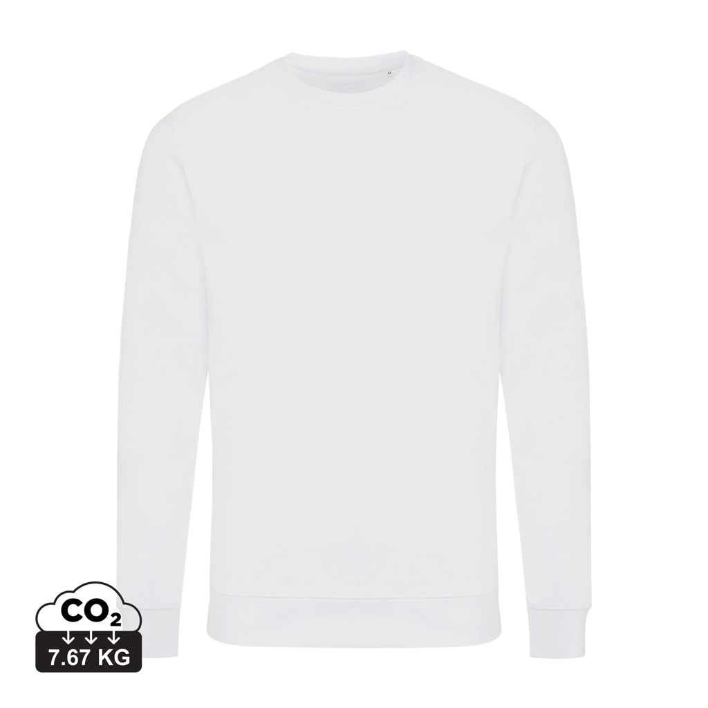 Iqoniq Zion Crew neck sweatshirt i genanvendt bomuld, hvid