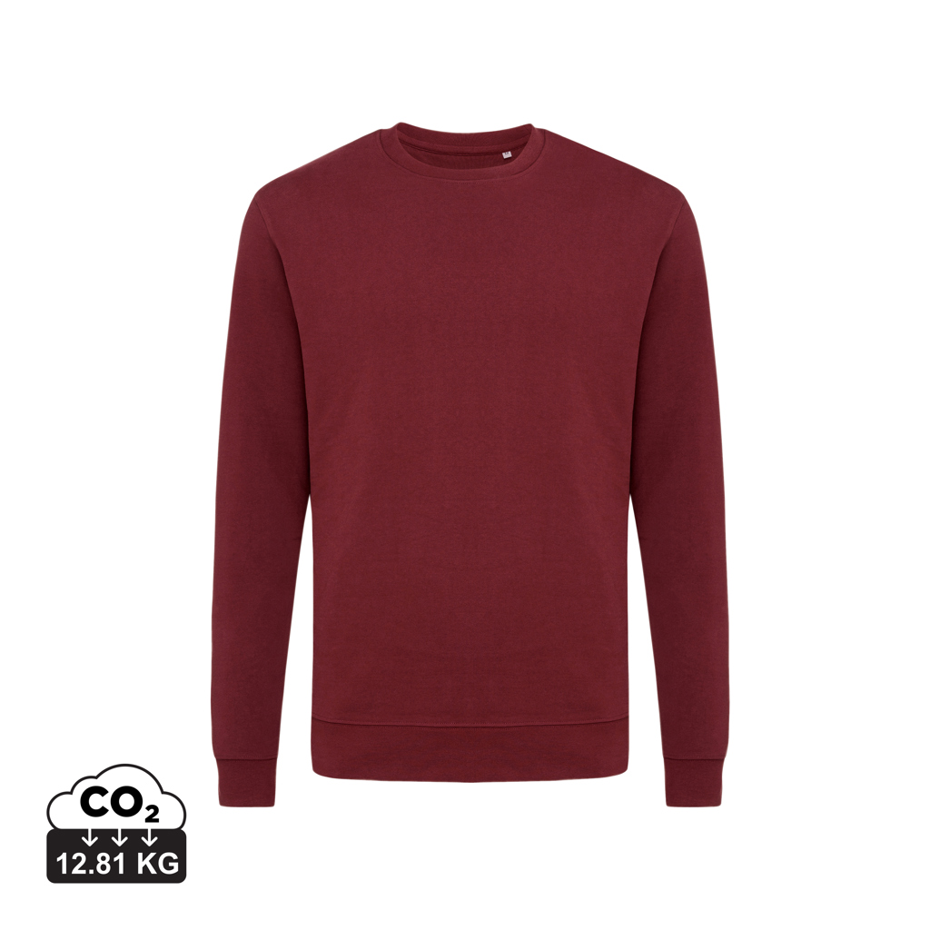 Sweater à col rond en coton recyclé IQONIQ Zion