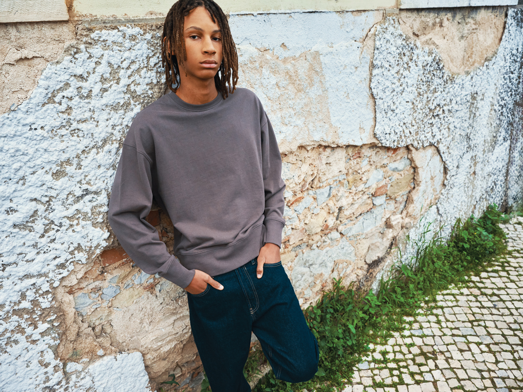 IQONIQ Zion Sudadera Cuello Redondo Mid Weight Algodón Reci