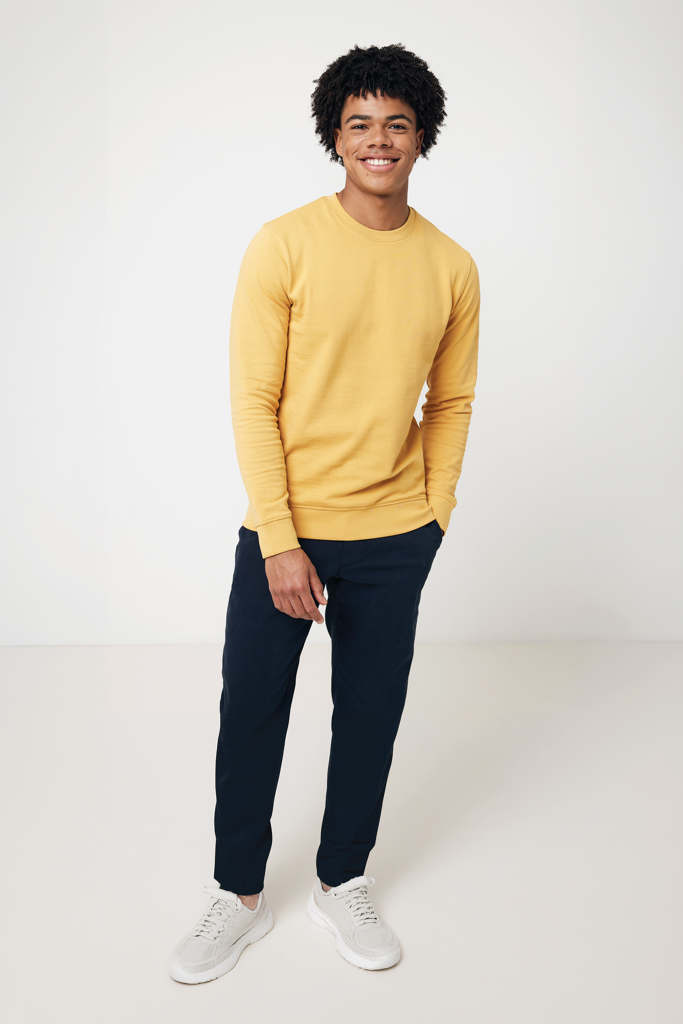 Sweater à col rond en coton recyclé IQONIQ Zion