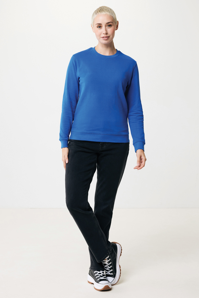 Sweater à col rond en coton recyclé IQONIQ Zion