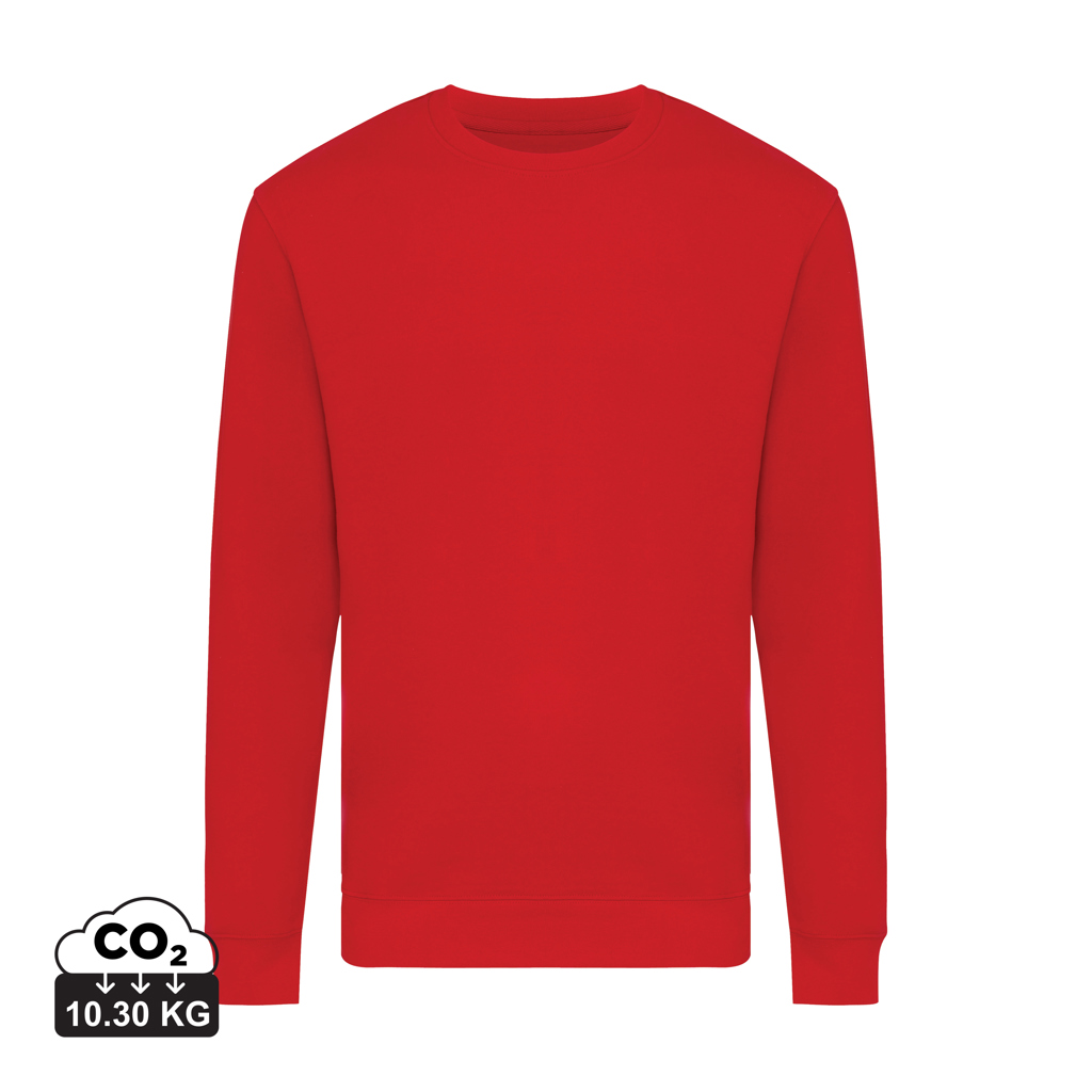 Iqoniq Zion Crew neck sweatshirt i genanvendt bomuld, rød