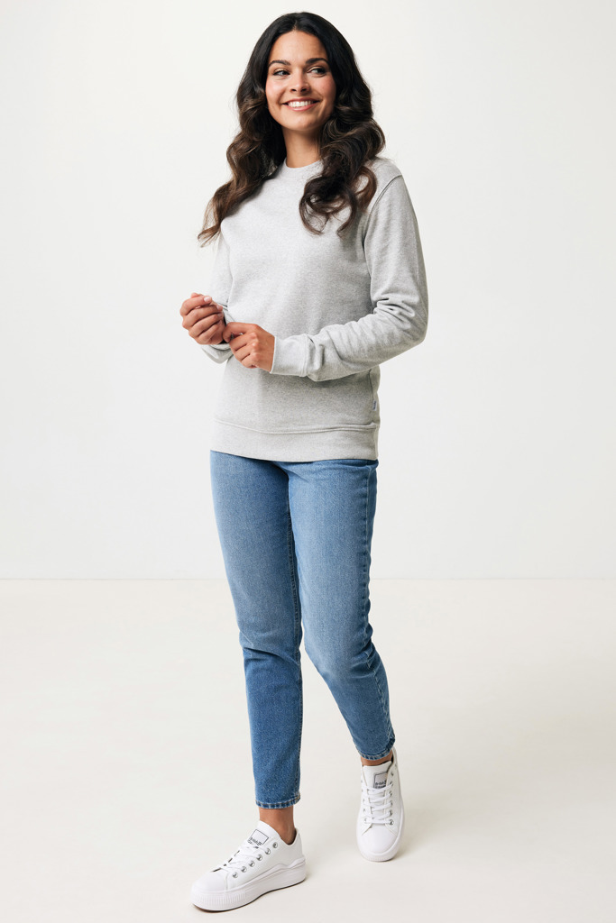 Picture of Iqoniq Denali recycled cotton crew neck undyed