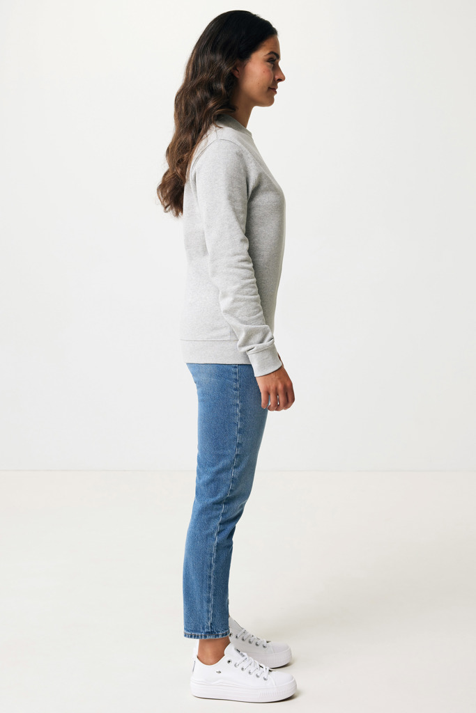 Picture of Iqoniq Denali recycled cotton crew neck undyed