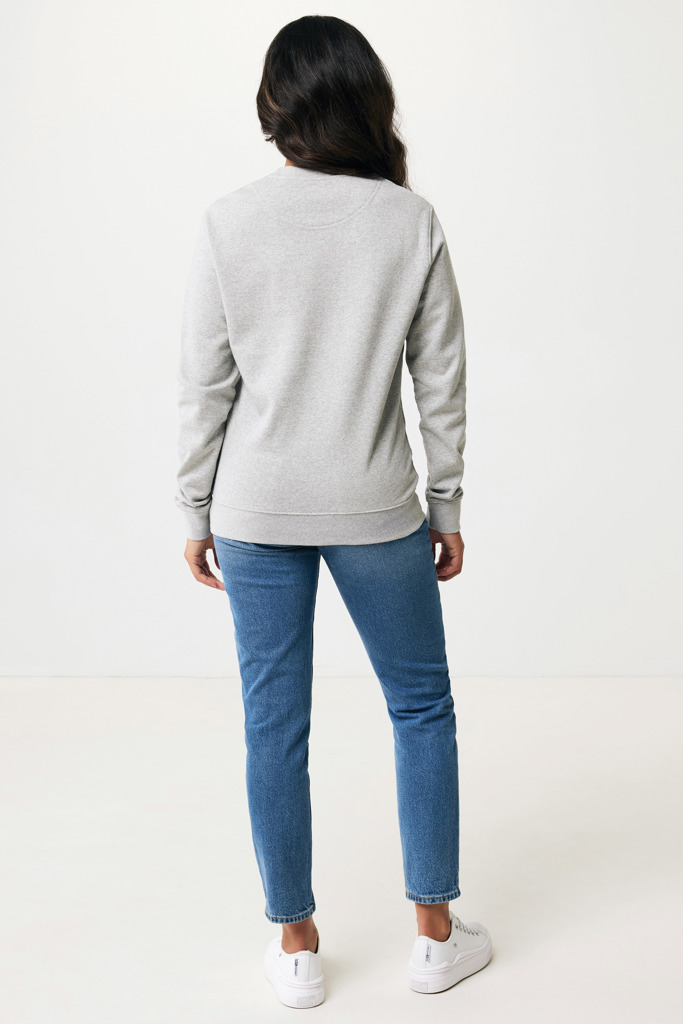 Picture of Iqoniq Denali recycled cotton crew neck undyed