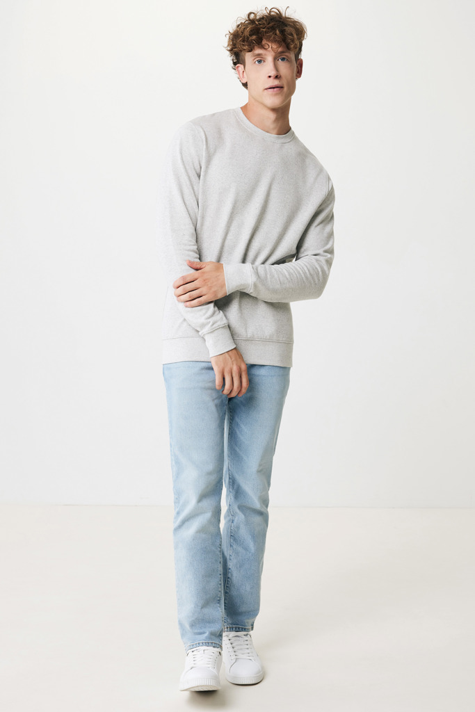 Picture of Iqoniq Denali recycled cotton crew neck undyed