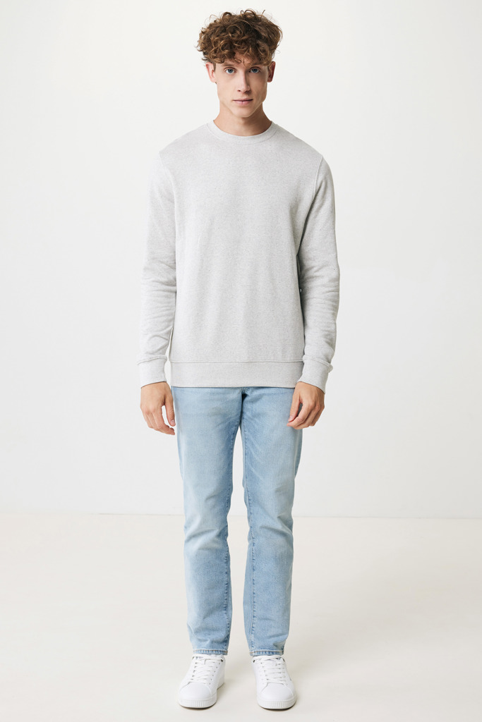 Picture of Iqoniq Denali recycled cotton crew neck undyed