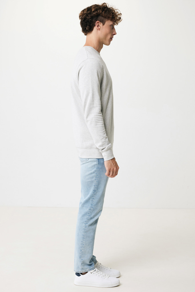 Picture of Iqoniq Denali recycled cotton crew neck undyed