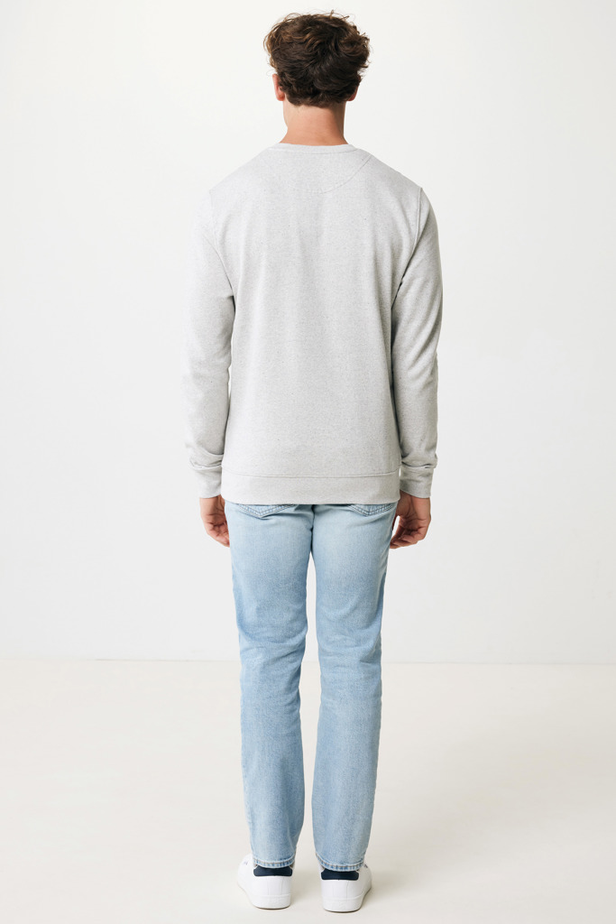 Picture of Iqoniq Denali recycled cotton crew neck undyed