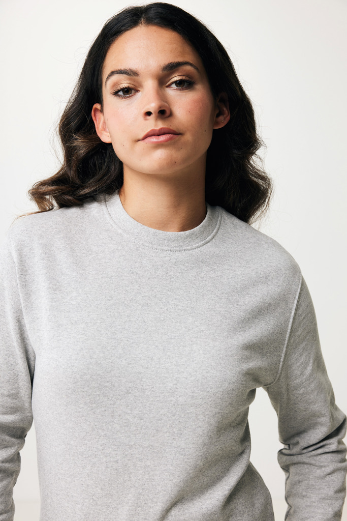 Picture of Iqoniq Denali recycled cotton crew neck undyed
