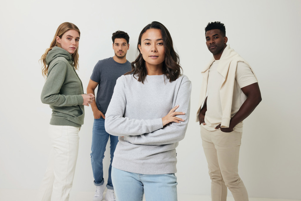 IQONIQ Denali ungefärbt. Rundhals-Sweater aus recycelter BW - 20