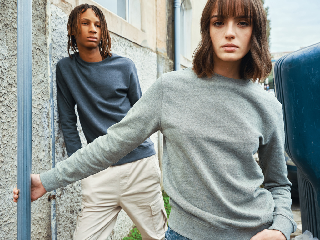 IQONIQ Denali Sudadera Cuello Redondo Mid Weight Algodón Re