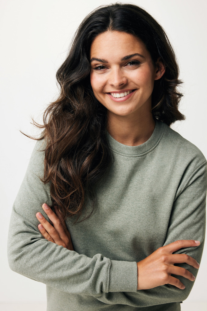 IQONIQ Denali Sudadera Cuello Redondo Mid Weight Algodón Re