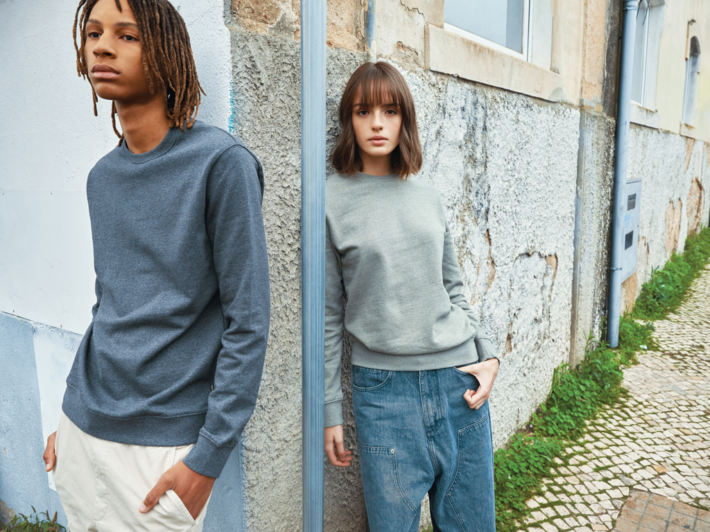 IQONIQ Denali Sudadera Cuello Redondo Mid Weight Algodón Re