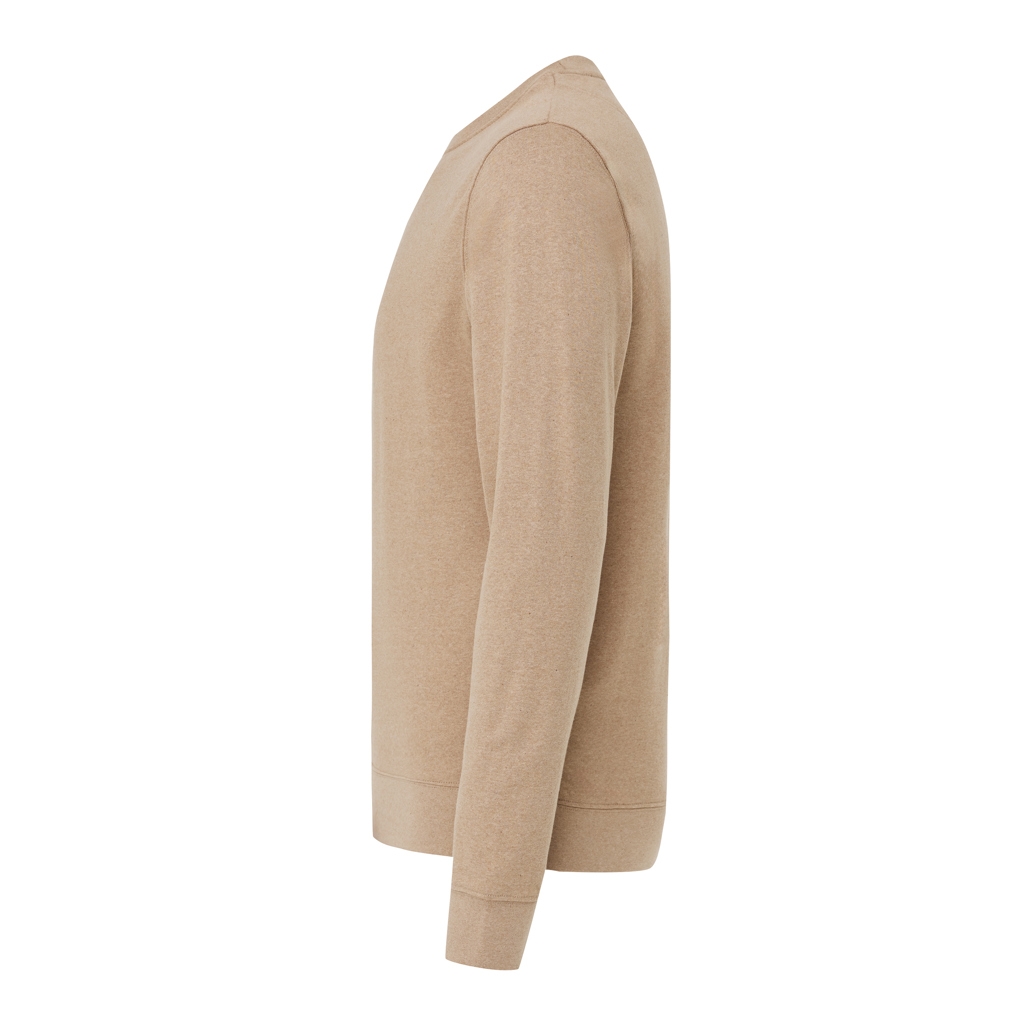 Pull à col rond en coton recyclé non teinté IQONIQ Denali