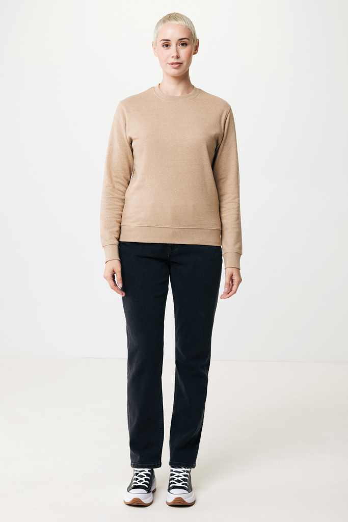 heather brown IQONIQ Denali Sudadera Cuello Redondo Mid Weight Algodón Re