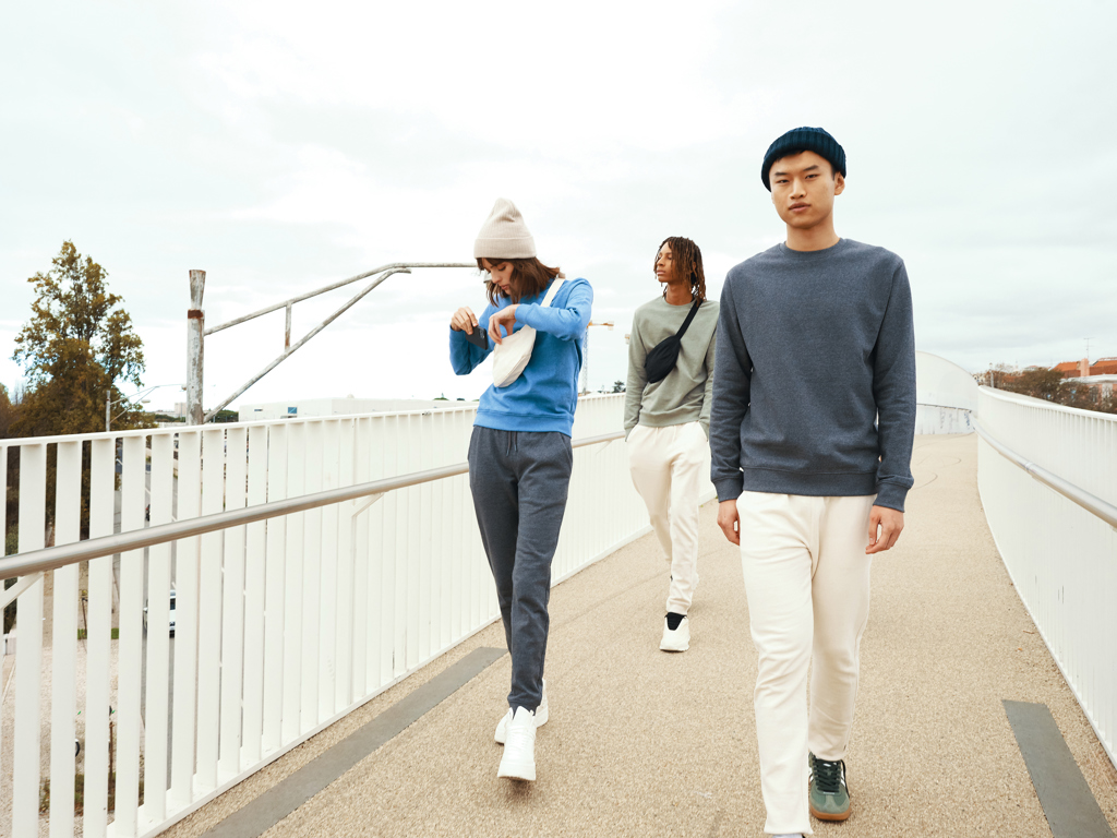 IQONIQ Denali Sudadera Cuello Redondo Mid Weight Algodón Re