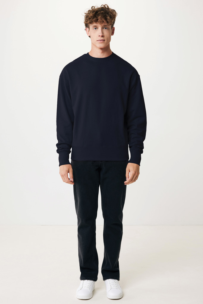 IQONIQ Kruger Sudadera Cuello Redondo Relax Fit Algodón Reci