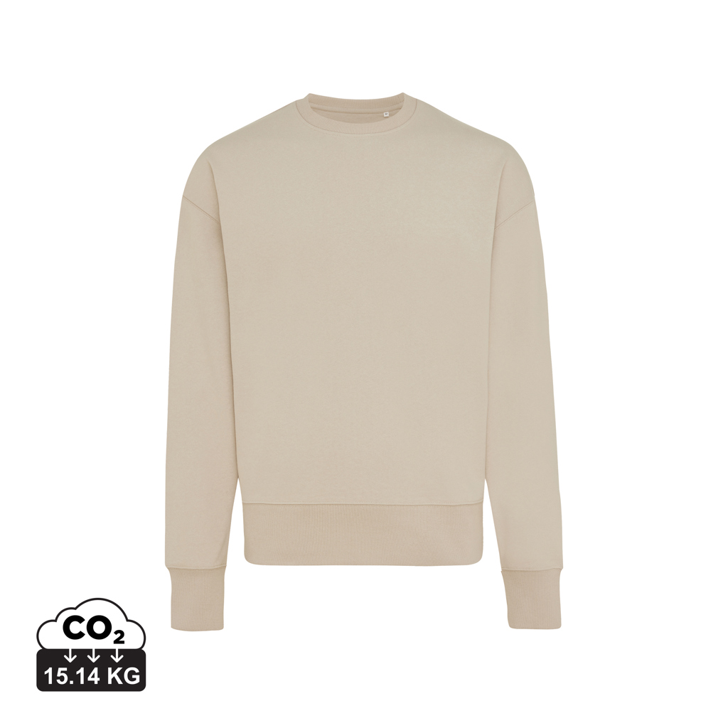 Sweater à col rond en coton recyclé IQONIQ Kruger