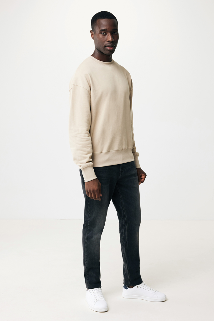 Sweater à col rond en coton recyclé IQONIQ Kruger