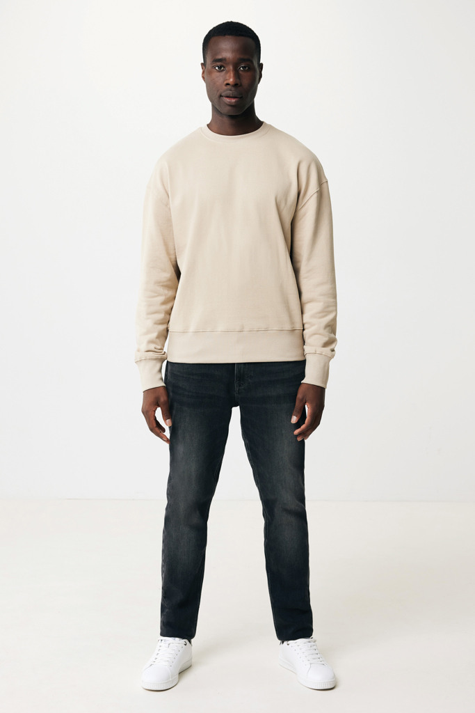 Sweater à col rond en coton recyclé IQONIQ Kruger