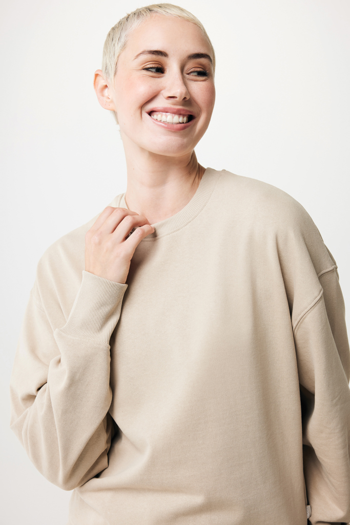 Sweater à col rond en coton recyclé IQONIQ Kruger