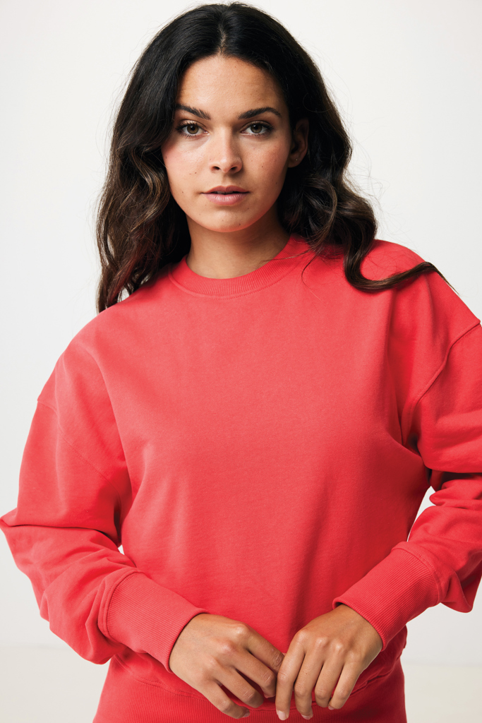Sweater à col rond en coton recyclé IQONIQ Kruger
