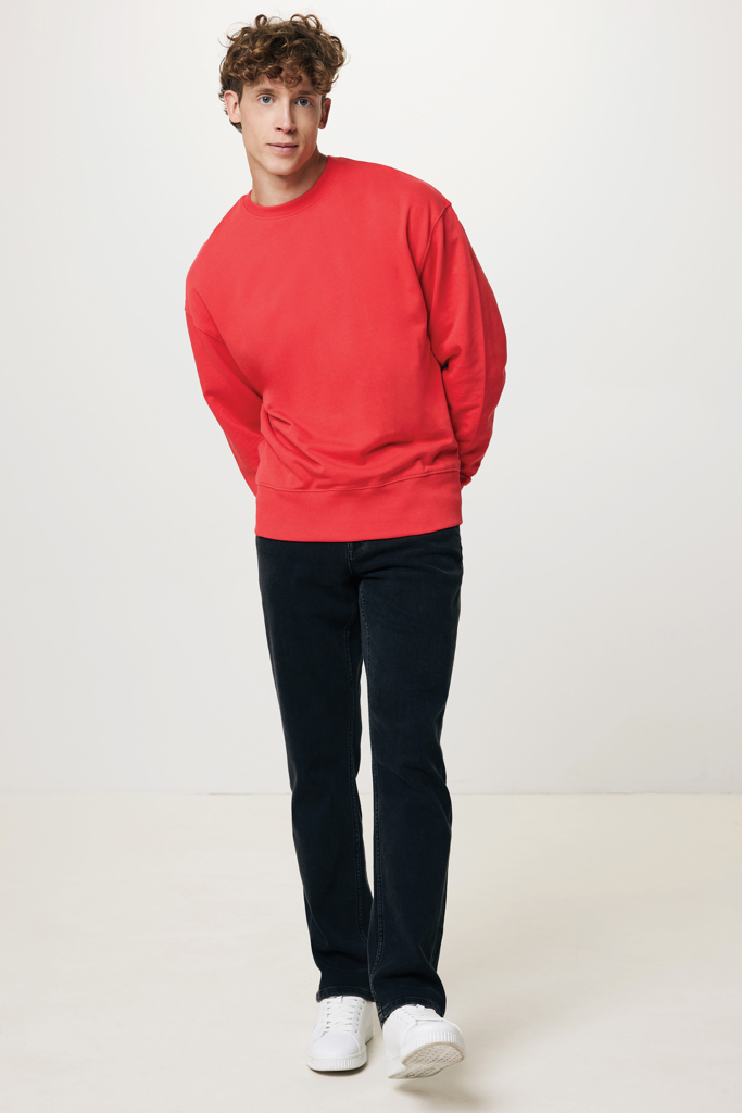 Sweater à col rond en coton recyclé IQONIQ Kruger