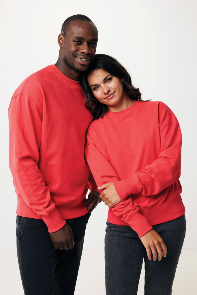 Sweater à col rond en coton recyclé IQONIQ Kruger